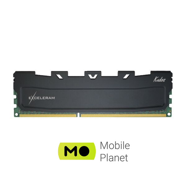 Оперативна пам'ять DDR3 8GB 1600 MHz Black Kudos eXceleram (EKBLACK3081611A) (UA)