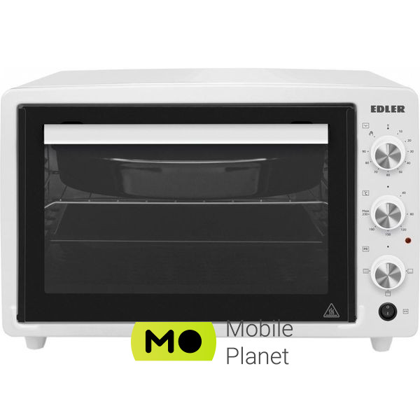 Электродуховка настольная Edler EDEO-3802 White