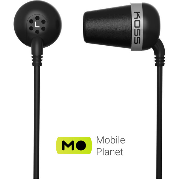 KOSS SparkPlug VCb Noise Isolating Black (196908) (196908.101) (UA)