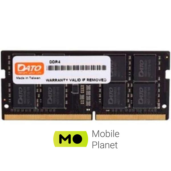Оперативна пам'ять SO-DIMM 8GB/2666 DDR4 Dato (DT8G4DSDND26) (UA)