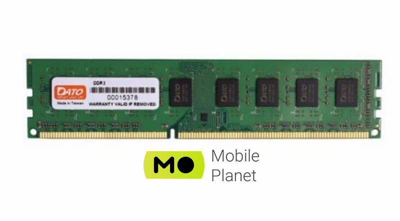 Оперативна пам'ять DDR3 8GB/1600 Dato (DT8G3DLDND16) (UA)