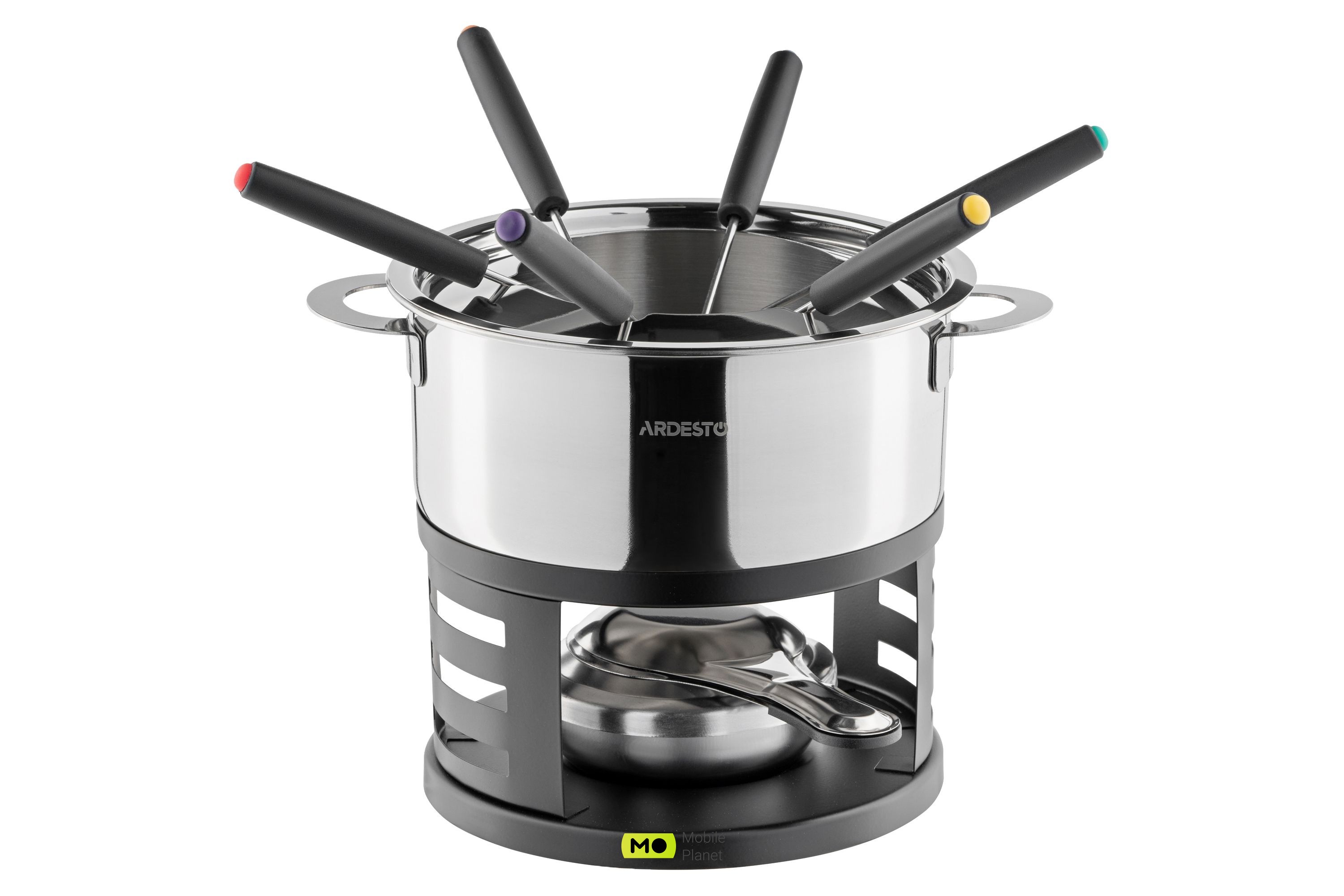 ARDESTO Набір для фондю, нержавіюча сталь, 9 предметів (AR3109SS) (UA)