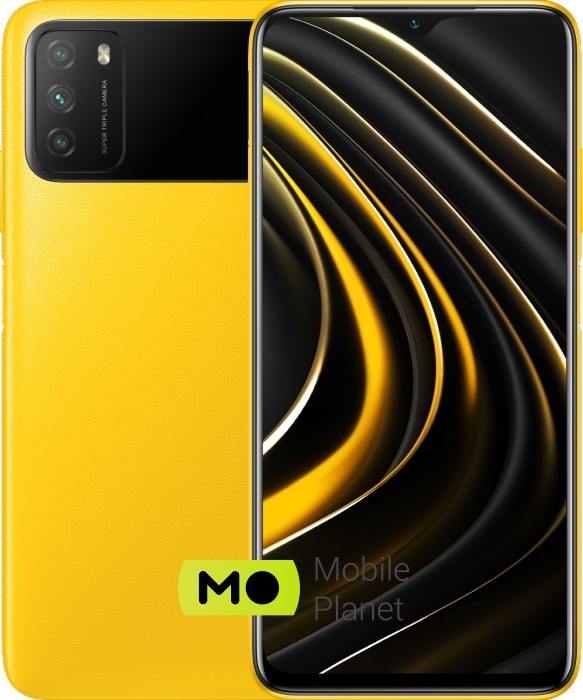 Телефон Xiaomi Poco M3 4/64Gb Yellow Europe (Pocophone)