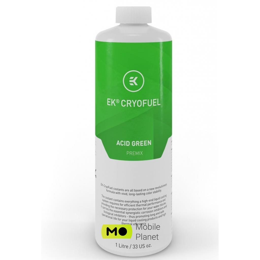 Охолоджуюча рідина EKWB EK-CryoFuel Acid Green (Premix 1000mL) (3831109813294) (UA)