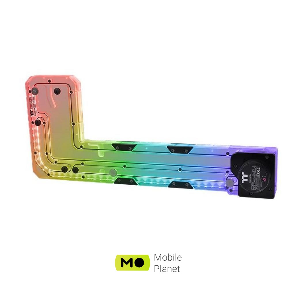 Резервуар для СВО ThermalTake Pacific Core P5 DP-D5 Plus acrylic+aluminum TT RGB (CL-W264-PL00SW-A) (UA)