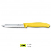 Victorinox SwissClassic для нарезки 10 см, волнистое лезвие, желтый (6.7736.L8) (UA)