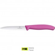 Victorinox SwissClassic для нарізки 10 см, хвилясте лезо, рожевий (6.7736.L5) (UA)