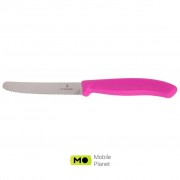 Victorinox SwissClassic для нарезки 8 см, волнистое лезвие, розовый (6.7636.L115) (UA)