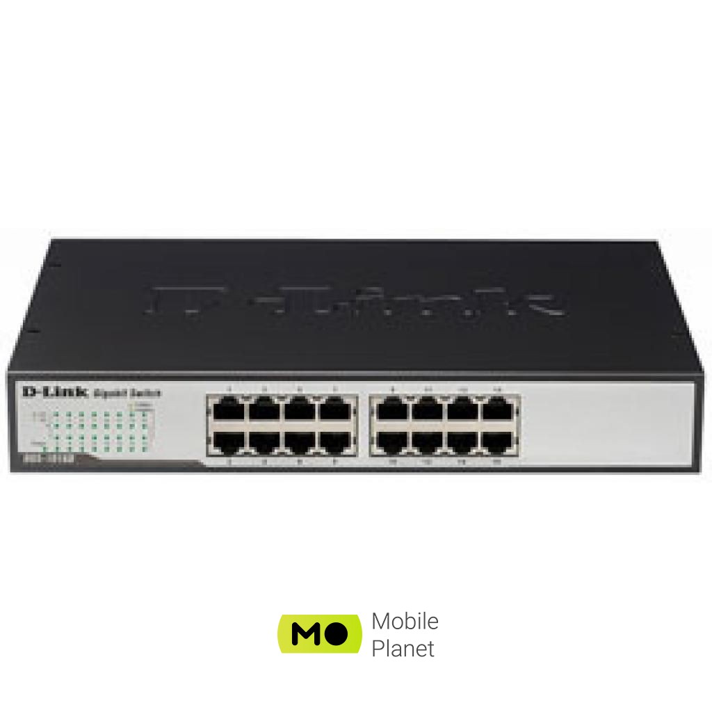 Комутатор мережевий D-Link DGS-1016D / E1A (F2A, G1A) (DGS-1016D / E1A (F2A, G1A, G2A)) (UA)
