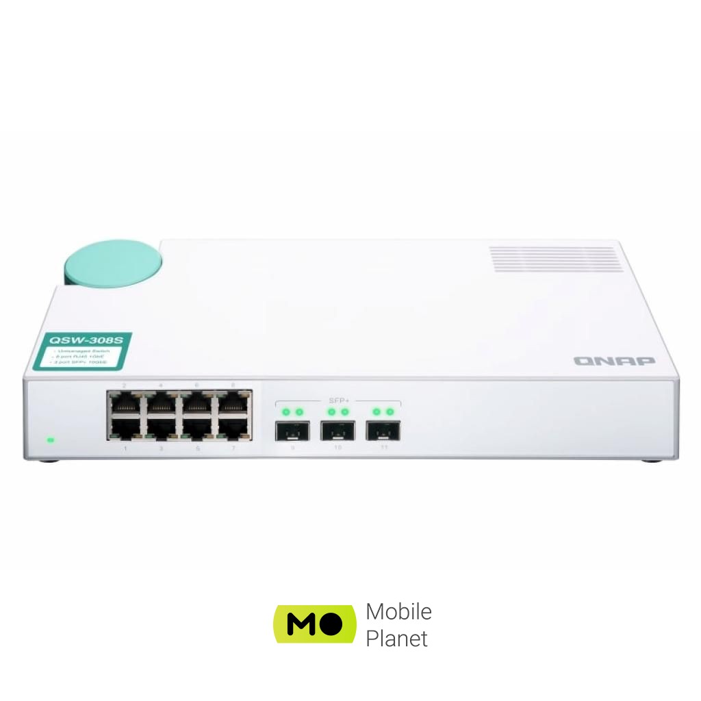 Комутатор мережевий QNap QSW-308S (UA)