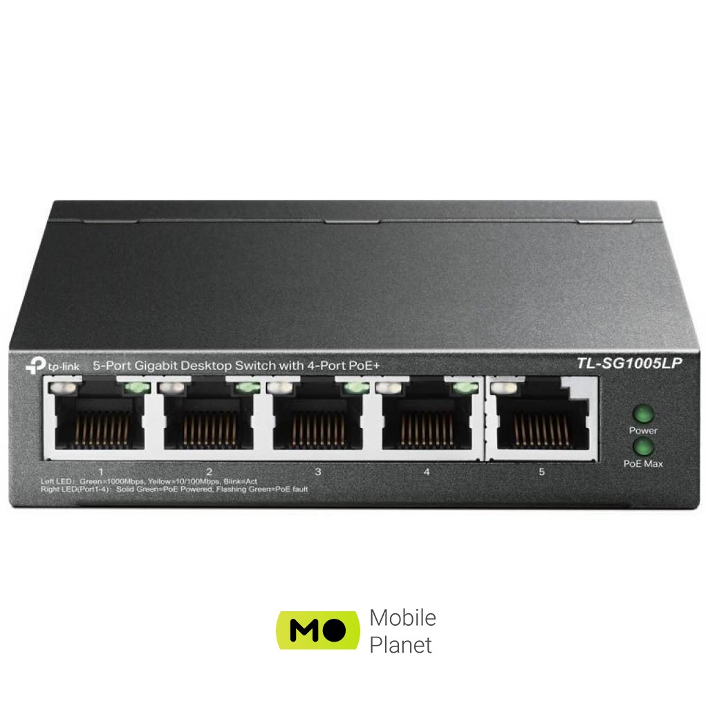 Комутатор мережевий TP-Link TL-SG1005LP (UA)