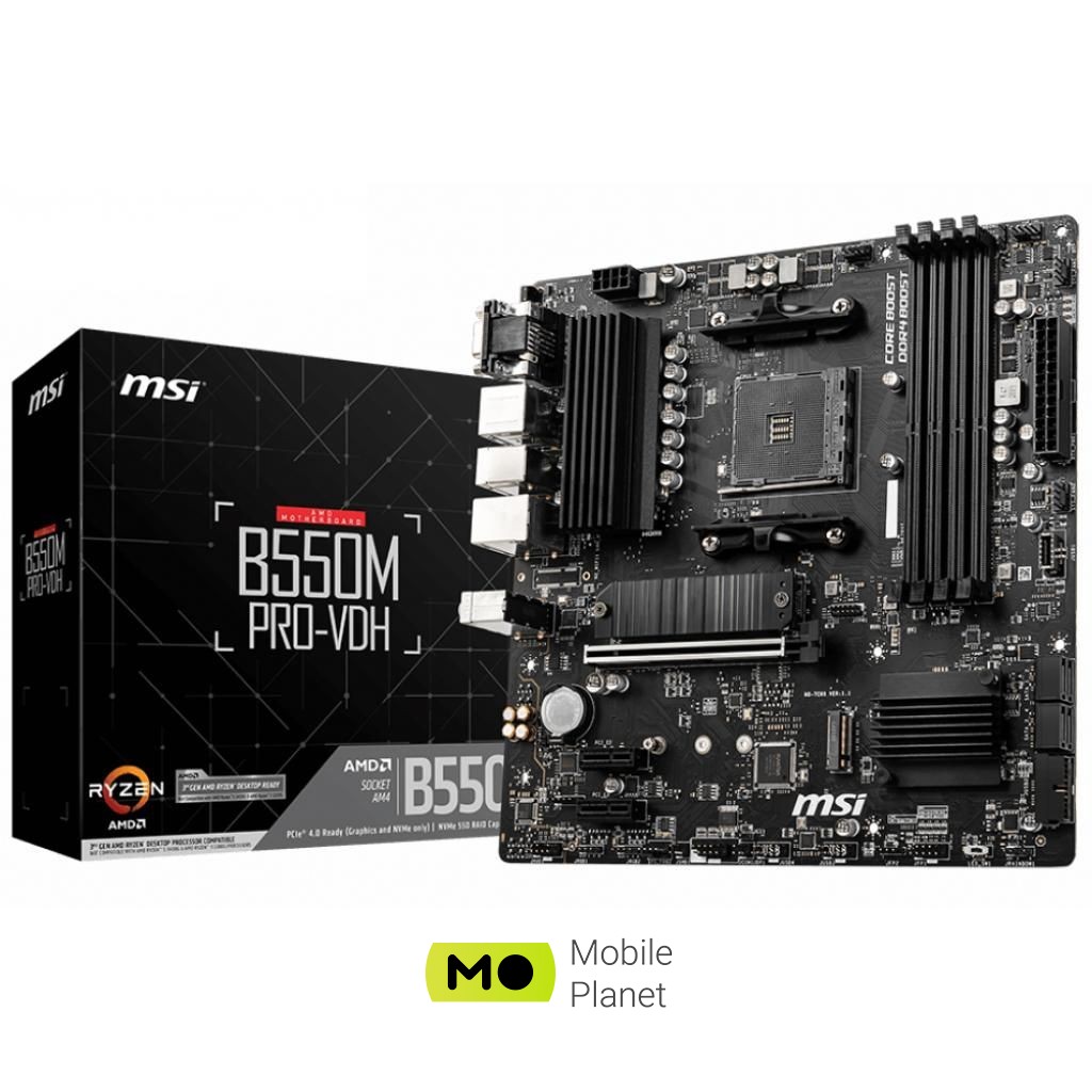 Материнська плата MSI B550M PRO-VDH