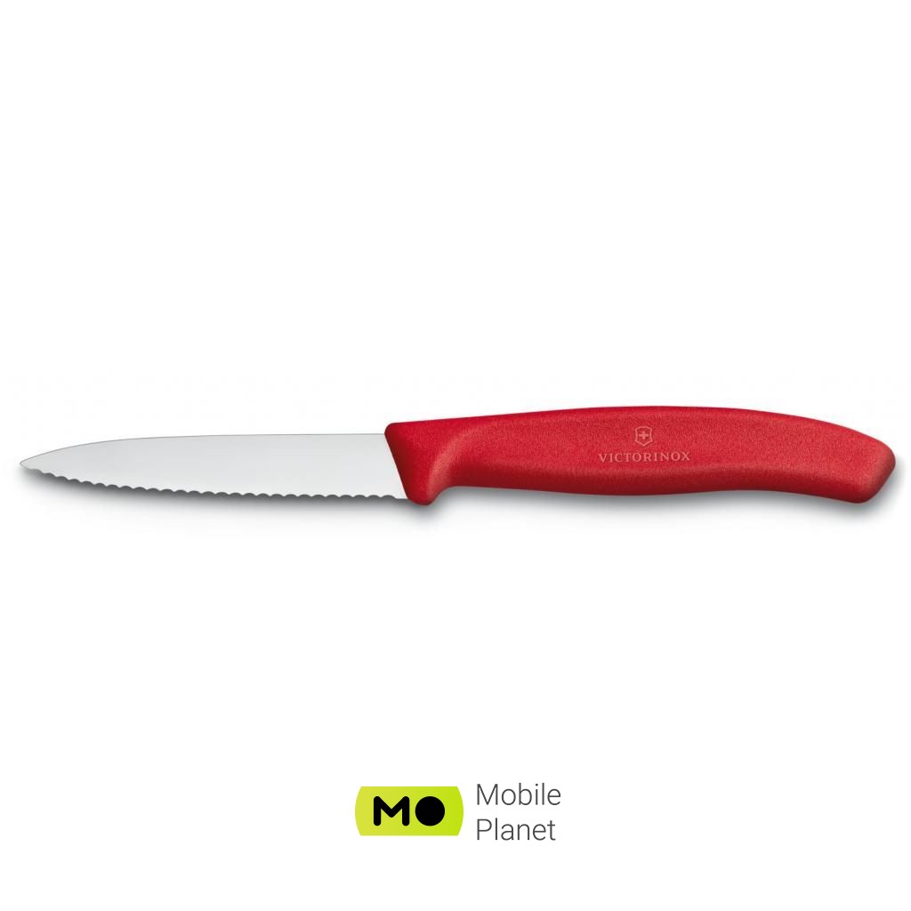 Victorinox SwissClassic для нарізки 8 см, хвилясте лезо, червоний (6.7631) (UA)