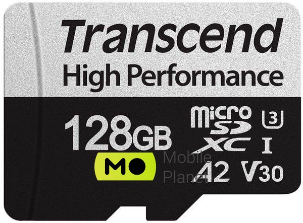 Карта пам'яті Transcend microSDXC 340S 128GB UHS-I U3 A2 (TS128GUSD340S) (UA)