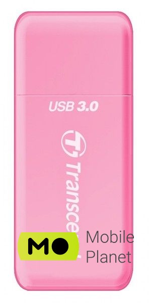 Кардрідер Transcend Cardreader USB 3.0 / 3.1 Gen 1 (TS-RDF5R) Pink (UA)
