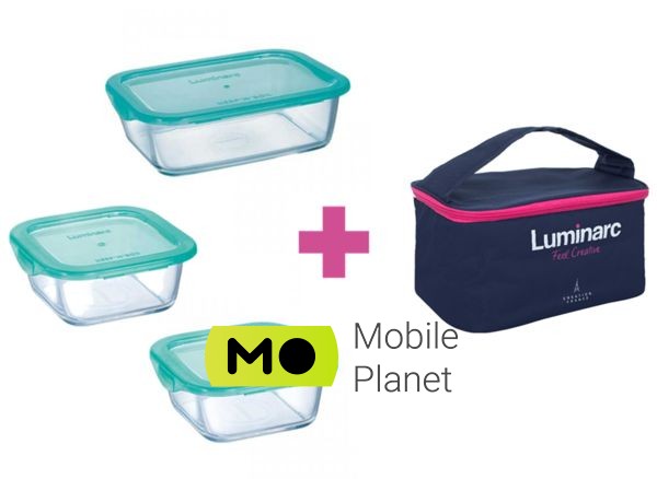 LUMINARC KEEP'N BOX, 3 шт (P8001) (UA)