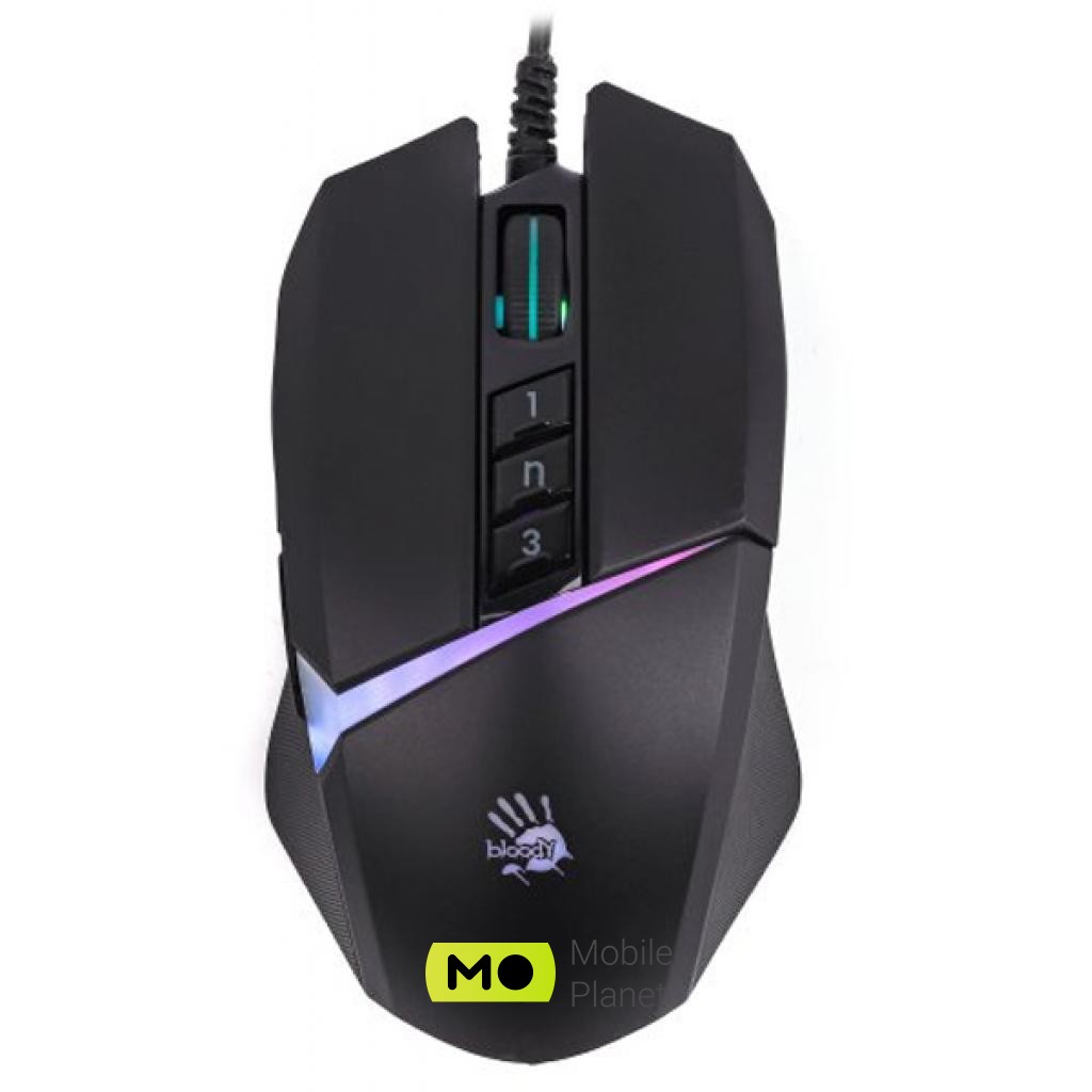 Миша A4tech Bloody W60 Max Stone black (UA)