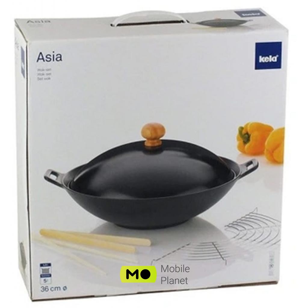 Kela Asia WOK 36 см 5 предметів (77943) (UA)