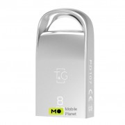 T & G 8GB 107 Metal Series Silver USB 2.0 (TG107-8G) (UA)