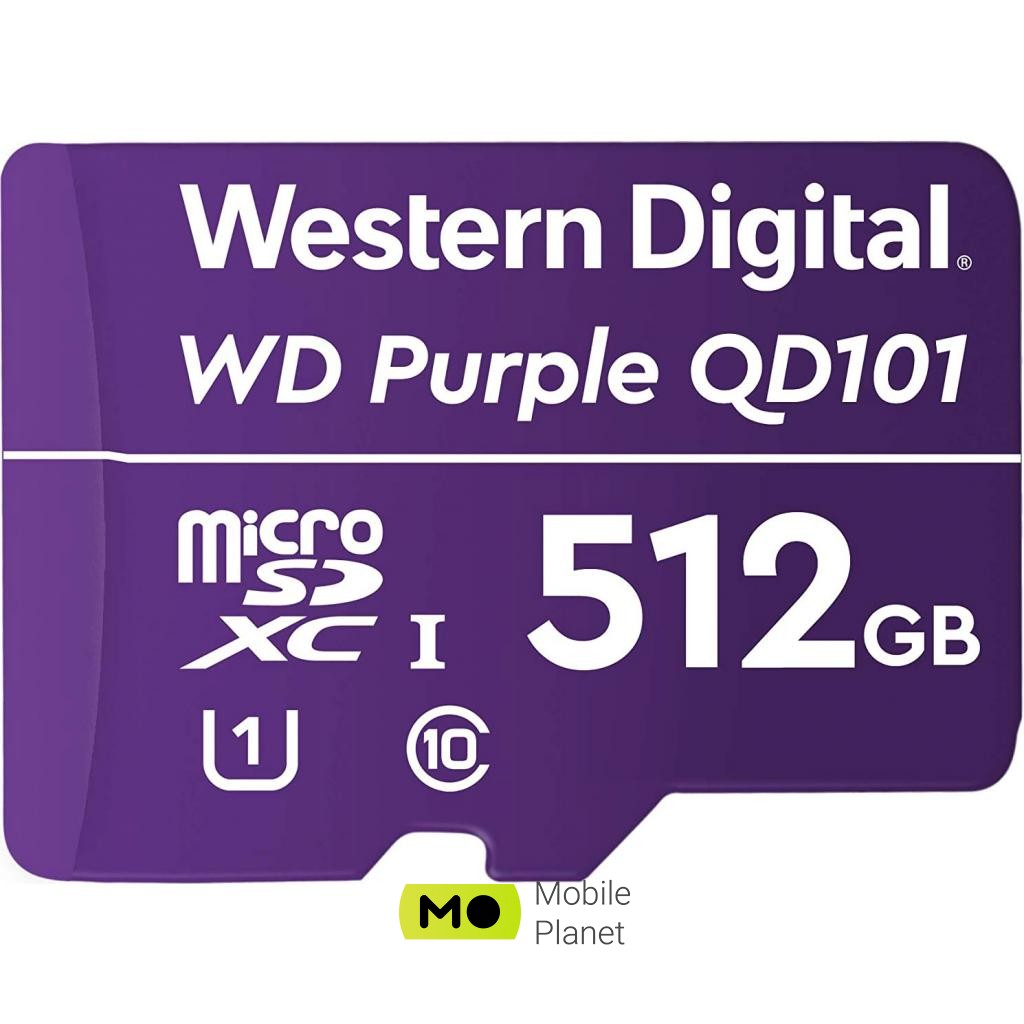 Карта пам'яті WD 512GB microSD class 10 UHS-I (WDD512G1P0C) (UA)