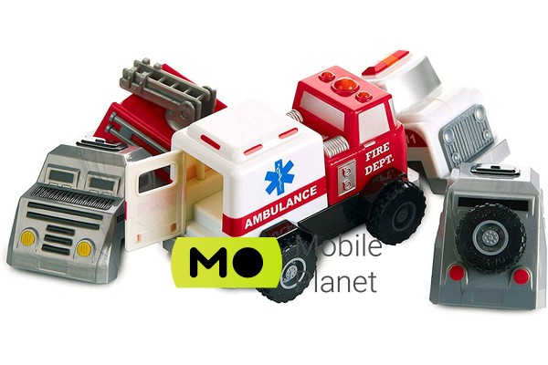 Дитячий конструктор Popular Playthings машинка (поліція, швидка допомога, пожежна) (PPT-60402)