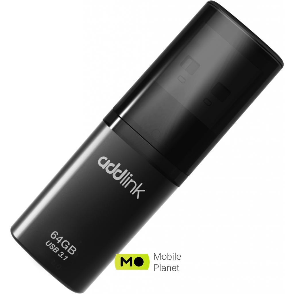 Флеш пам `ять AddLink 64GB U55 Black USB 3.1 (ad64GBU55B3) (UA)
