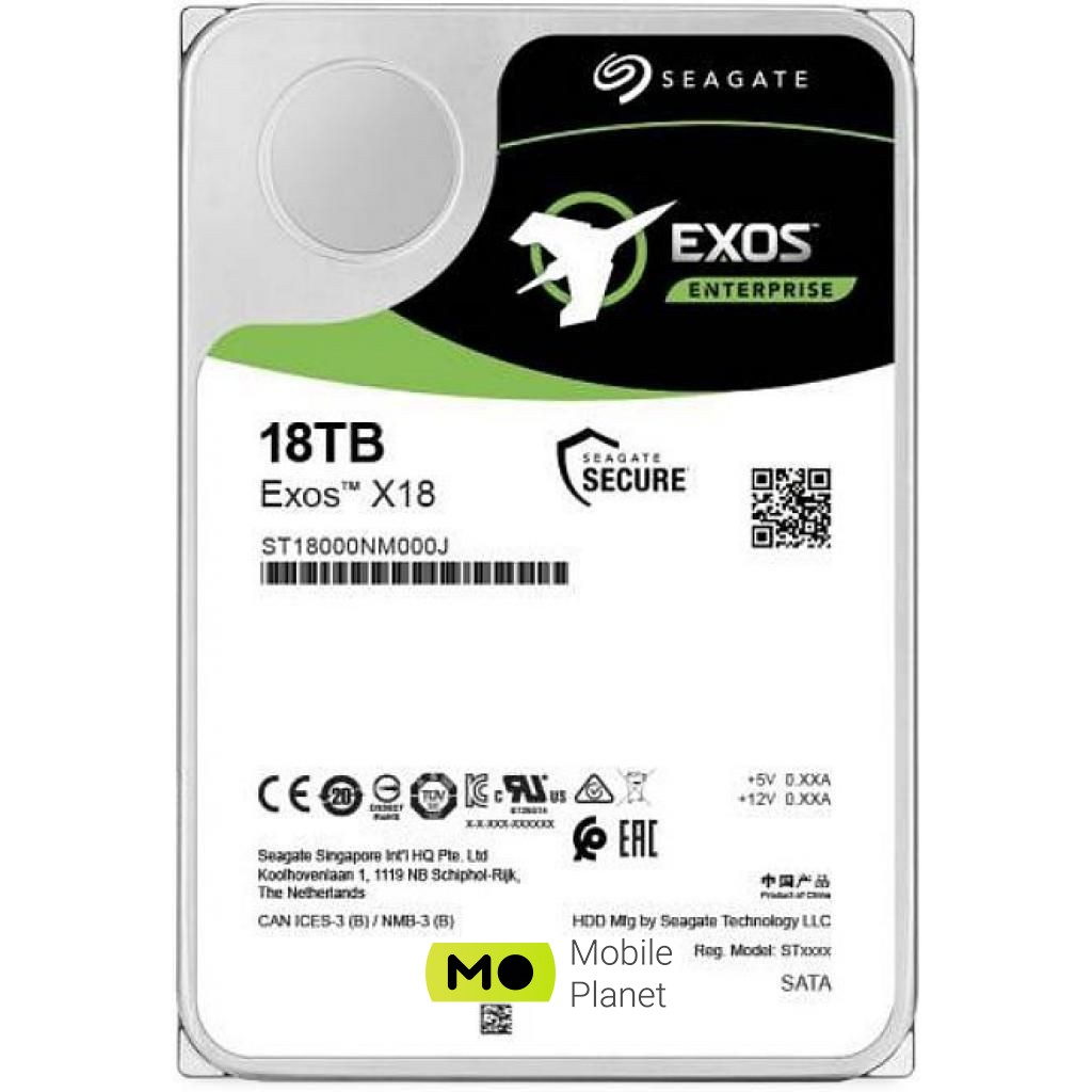 Жорсткий диск 3.5 18TB Seagate (ST18000NM000J)