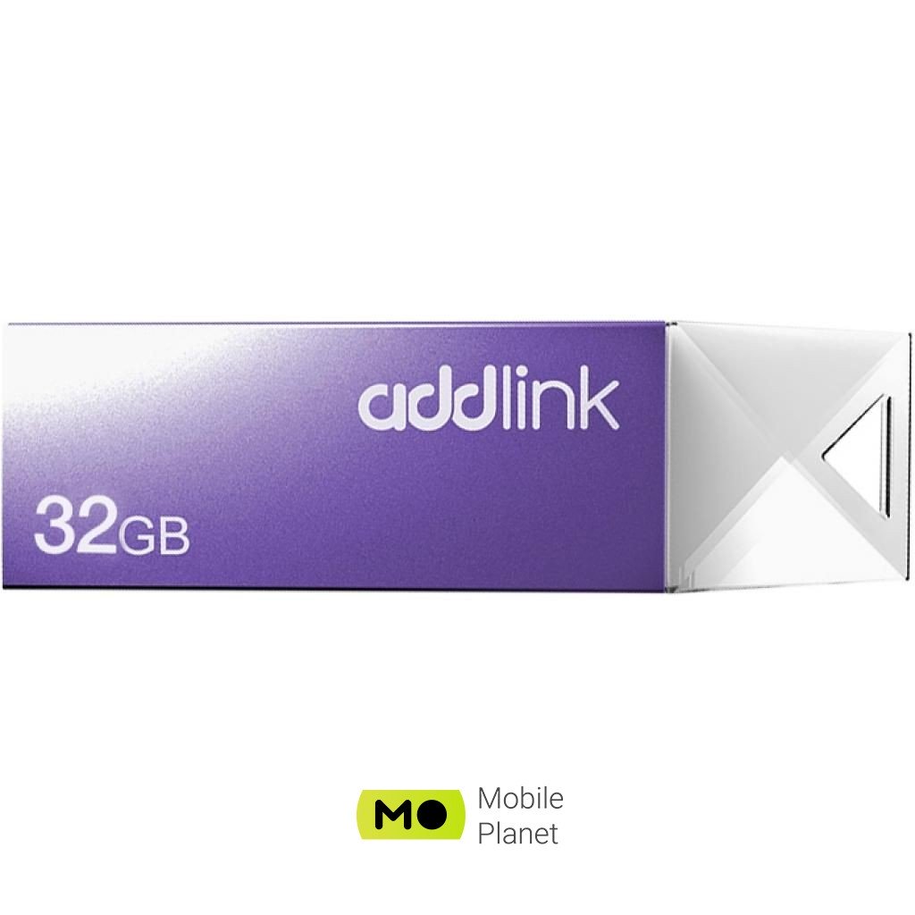 Флеш пам `ять AddLink 32GB U10 Blue USB 2.0 (ad32GBU10B2) (UA)
