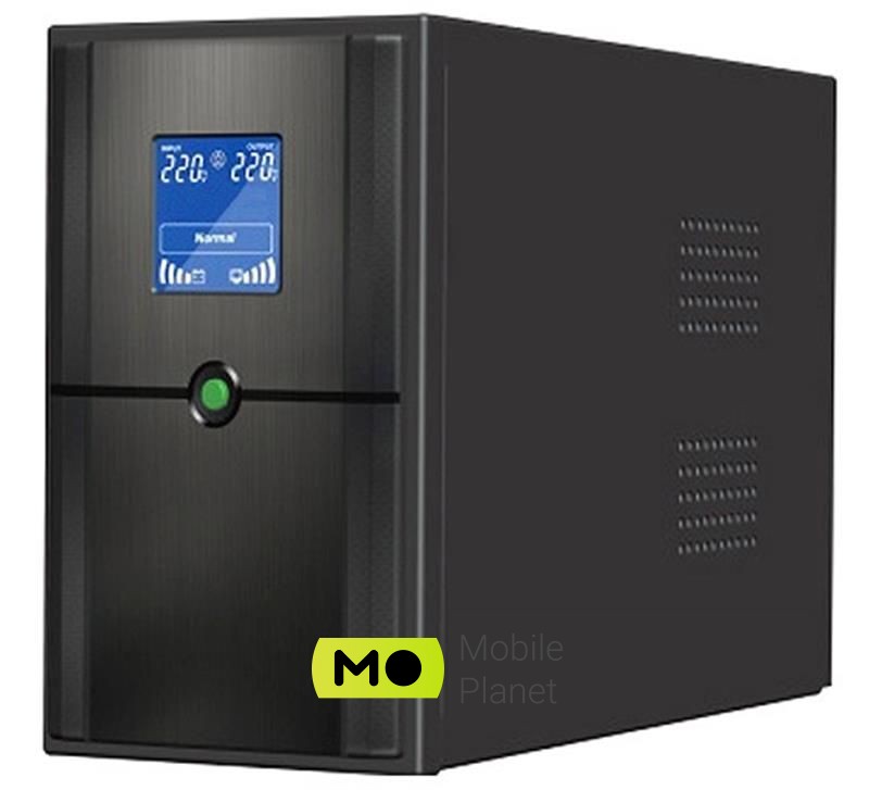 Джерело безперебійного живлення FrimeCom SL-1KL, Line Int., AVR, 2 x євро, LCD, метал