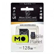 MicroSDXC 128GB UHS-I U3 Class 10 T & G + SD-adapter (TG-128GBSD10U3-01)