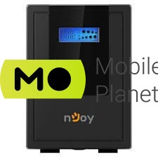 Джерело безперебійного живлення NJOY Cadu 650 (UPCMTLS665TCAAZ01B), Lin.int., AVR, 2 x Schuko, USB, LCD, пластик (UA)
