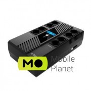 NJOY Token 800 (UPCSBLS680TTOAZ01B), Lin.int., 8 x Schuko, USB, LCD, пластик