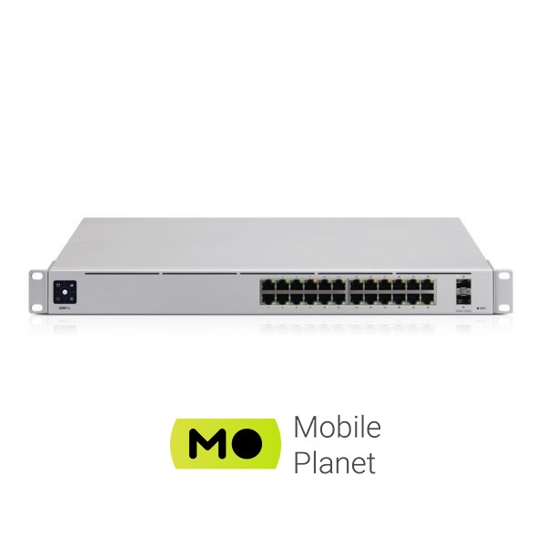 Ubiquiti UniFi USW-PRO-24 (24xGE, 2xSFP +, 1.3 touch LCM, L3) (UA)