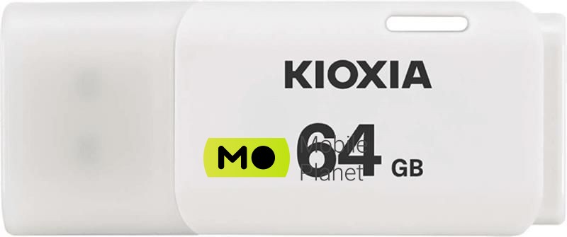 Флеш память USB 64GB Kioxia TransMemory U202 White (LU202W064GG4) (UA)