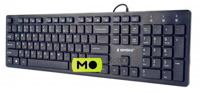 Клавиатура Gembird KB-MCH-03-UA Black USB UKR