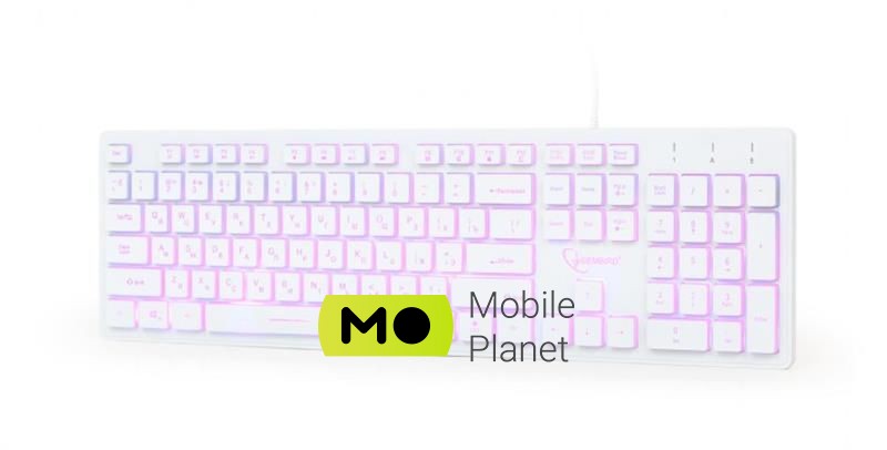 Клавиатура Gembird KB-UML3-01-W-UA White USB UKR