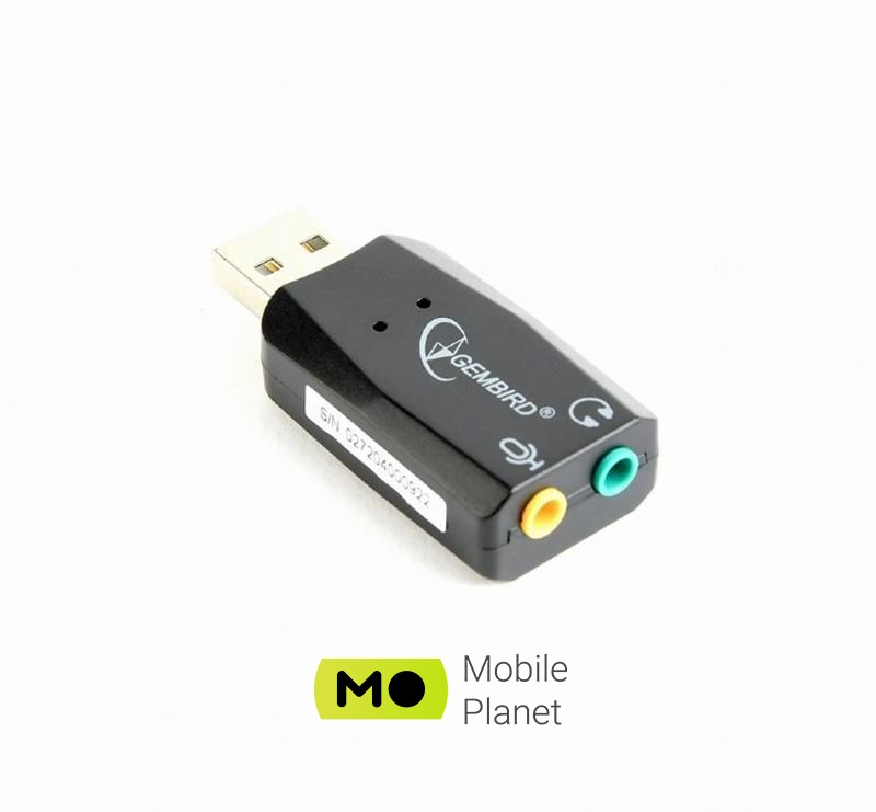 Звукова карта Gembird SC-USB2.0-01 Black