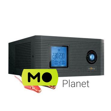 Джерело безперебійного живлення NJOY Aira 600 (UPCSTLP860TAICP01B), Lin.int., 2 x Schuko, LCD, пластик (UA)