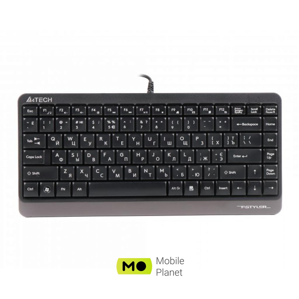 Клавиатура A4tech FK11 Fstyler Compact Size USB Grey