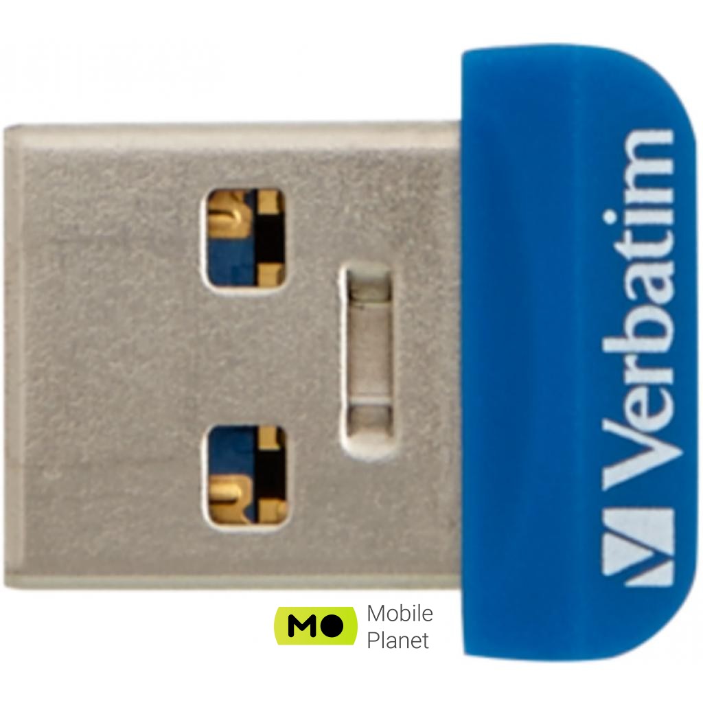 Флеш пам `ять Verbatim 32GB Store n Stay NANO Blue USB 3.0 (98710) (UA)