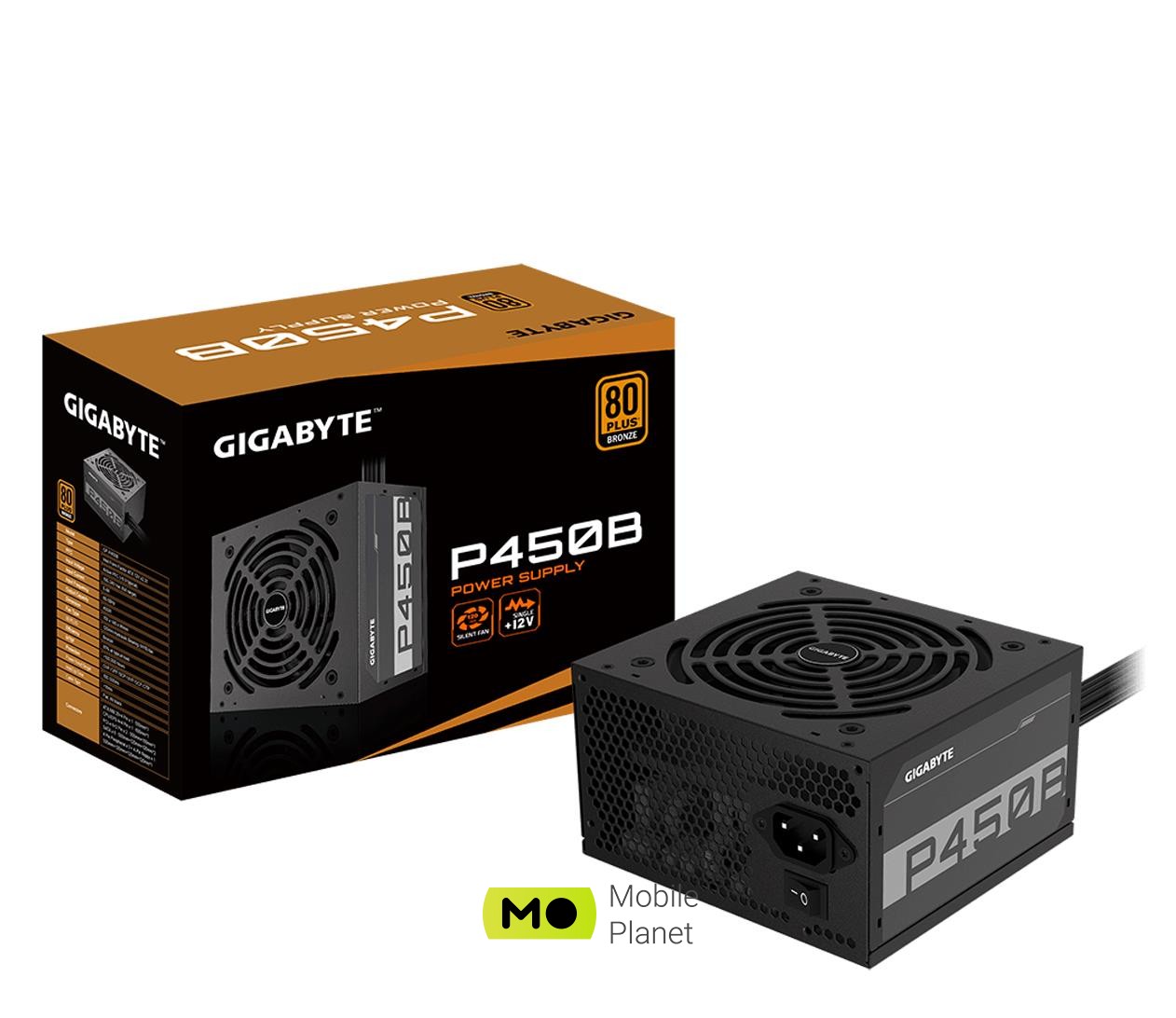 Блок питания Gigabyte P450B 450W 80 Plus Bronze (GP-P450B) EU