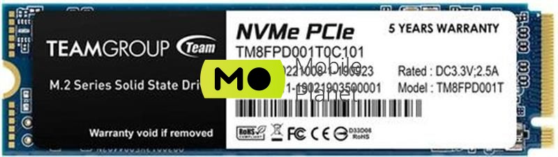 SSD диск 1ТВ ТЕАМ МП33 Про М.2 2280 Псі 3.0 КС4 ЗД ТЛЦ (ТМ8ФПД001Т0С101)