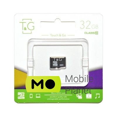 Карта пам'яті MicroSDHC 32GB UHS-I Class 10 T & G (TG-32GBSD10U1-00)