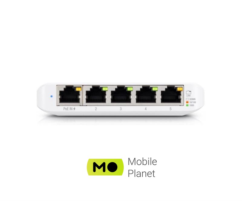 Ubiquiti UniFi USW-FLEX-MINI (5хGE, PoE-In) (UA)