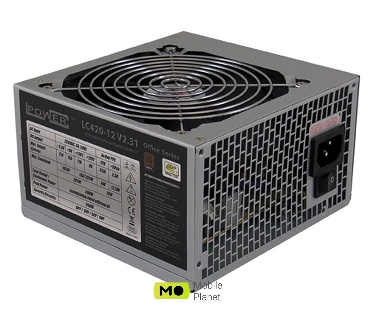Блок живлення LC POWER LC420 350W 80 Plus Bronze (LC420-12 V2.31) EU
