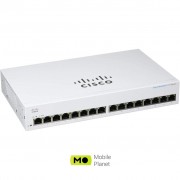 Комутатор мережевий Cisco CBS110-16T-EU