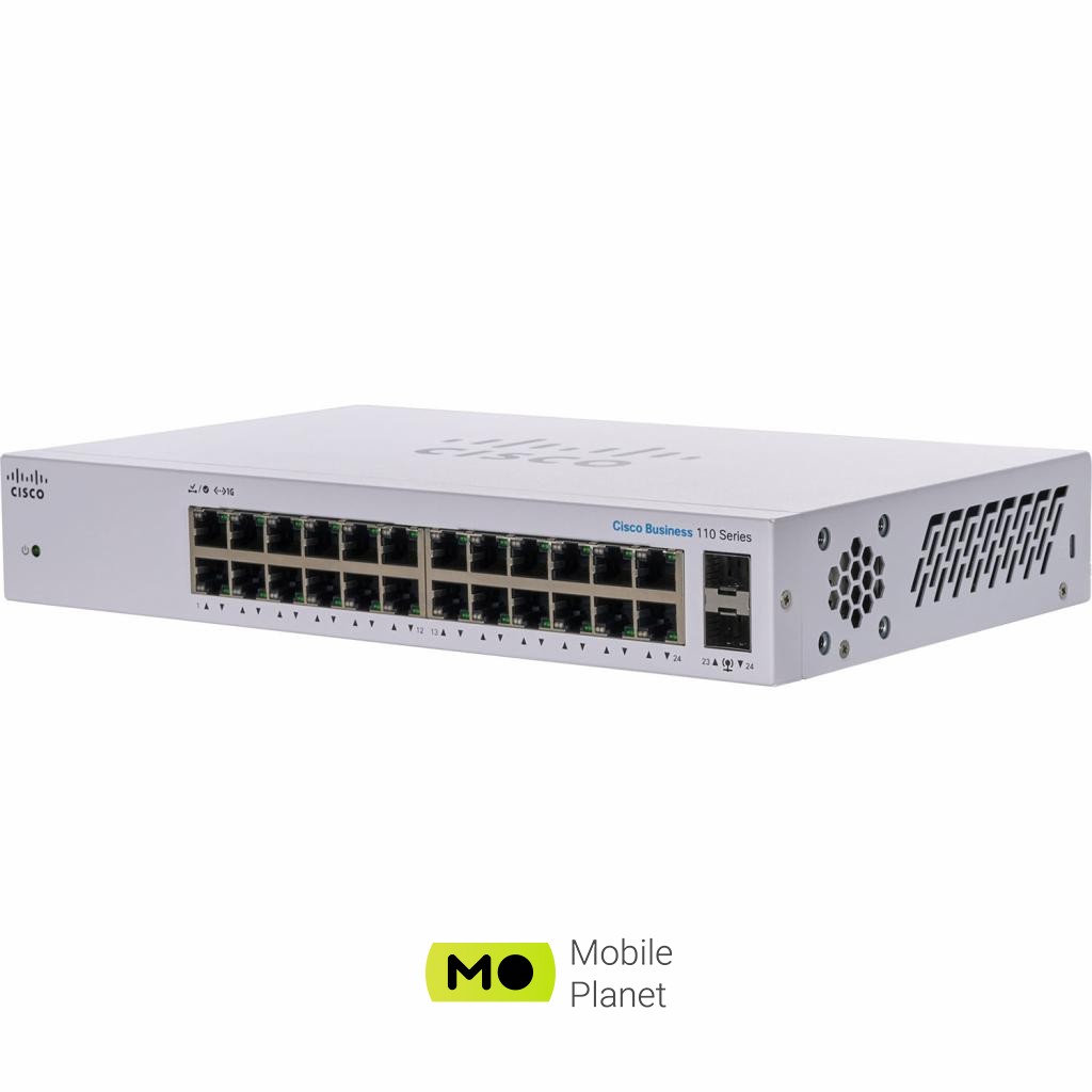 Комутатор мережевий Cisco CBS110-24T-EU