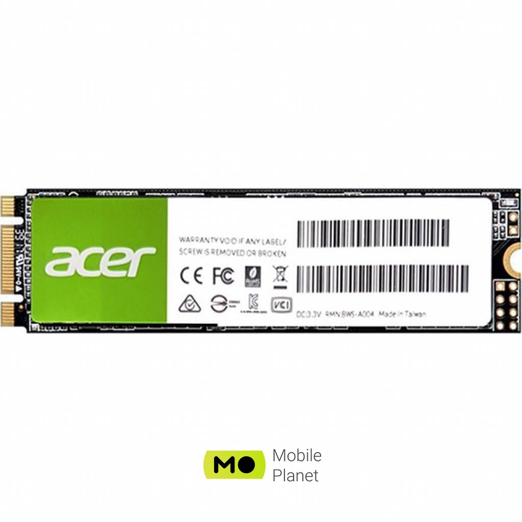 SSD диск M.2 2280 256GB Acer (RE100-M2-256GB) (UA)