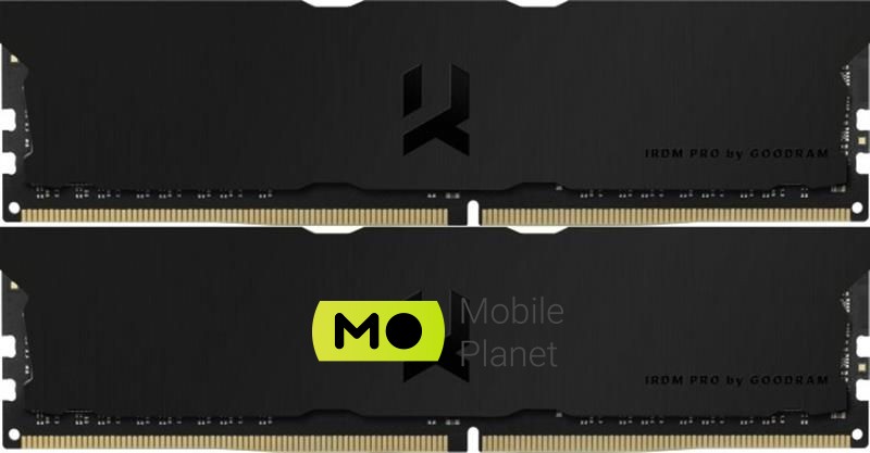 Оперативна пам'ять DDR4 2x8GB / 3600 Goodram Iridium Pro Deep Black (IRP-K3600D4V64L18S / 16GDC) (UA)