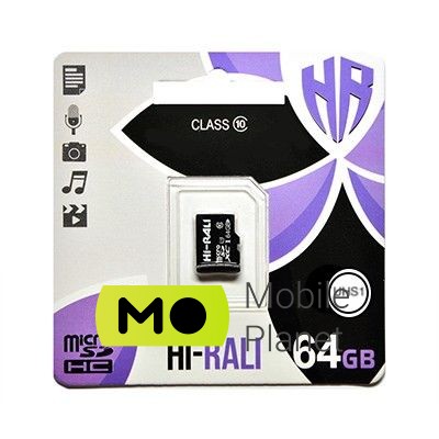 Карта памяти MicroSDXC 64GB Class 10 Hi-Rali (HI-64GBSDCL10-00)